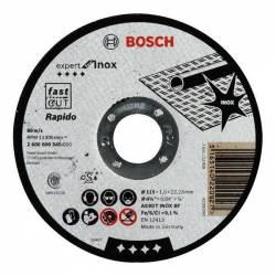 Диск отрезной по нержавеющей стали 115х1,0х22,2мм BOSCH