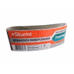 Шлифовальная лента Sturm! 9010-B75X457-320-5